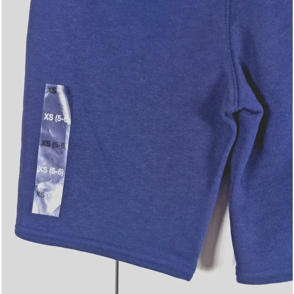 Epic Threads Boys Knit Shorts Size XS 5-6 Navy Blue Pull On Adjustable Waist NWT